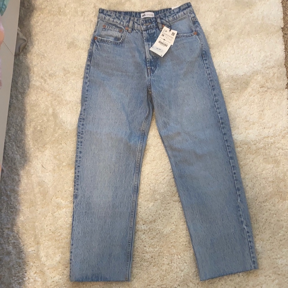 Zara NWT straight leg jeans